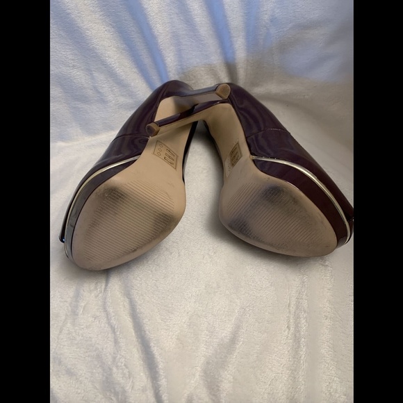 EUC $100 Aldo Wine Peep Toe Platform Pumps [ SZ US 8 ]‎ - Picture 10 of 12